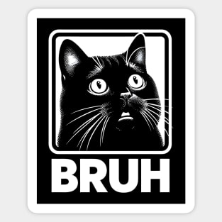 Bruh Cat - Meme Sticker